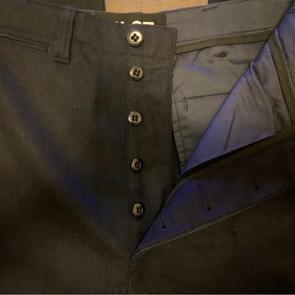 NLST Navy Blue Wool Harem Pants Trousers - Picture 12 of 16